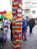 Frauenstreikcafe, Bonn Markt