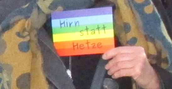 Hirn statt Hetze